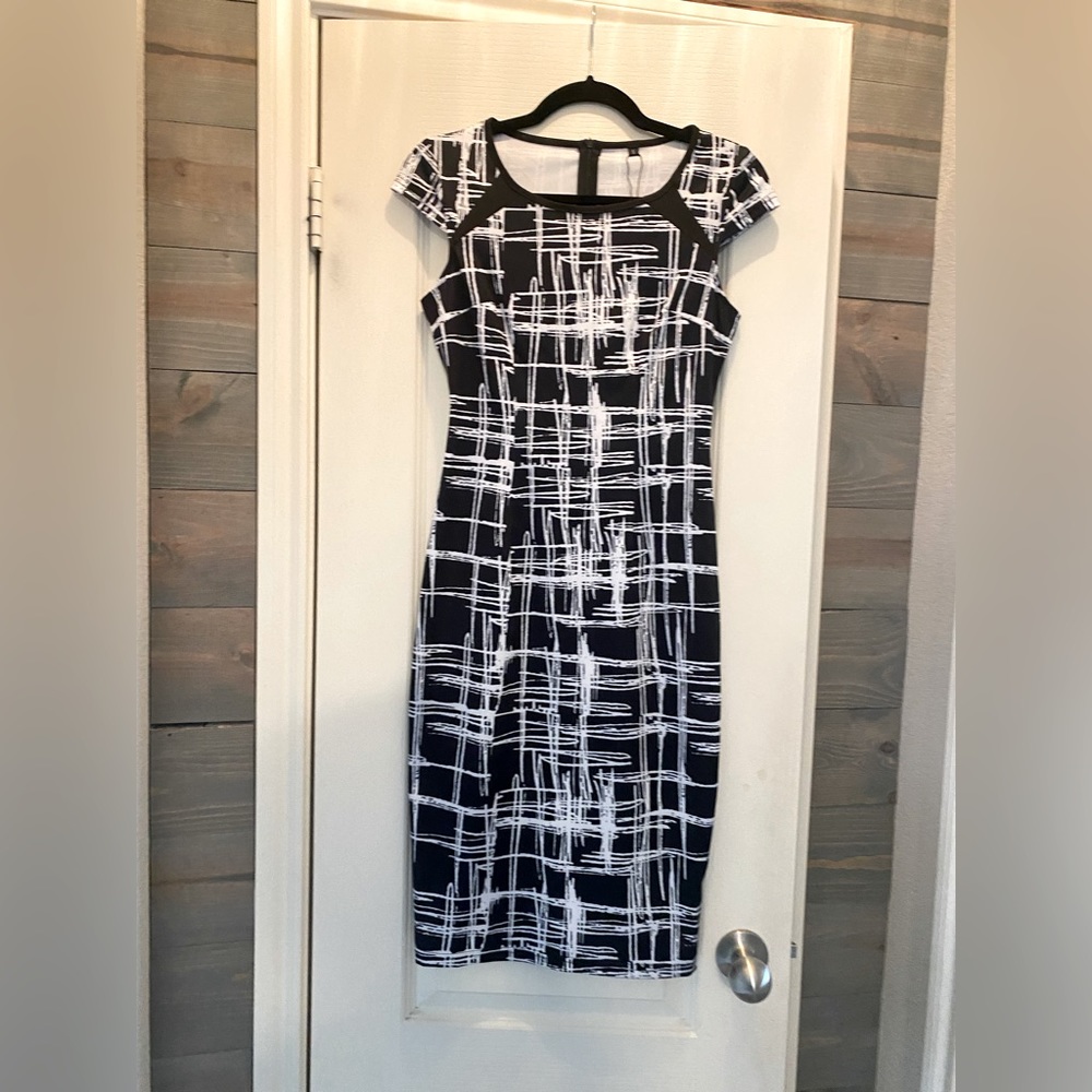 Fun B&W work or going out dress! Amazon find!